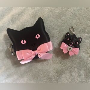 Bath and Body Works Black Cat Coin Purse and Pocketback Holder